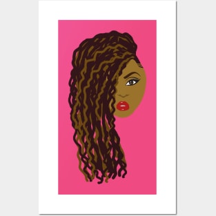 Curly Dreadlocks Posters and Art